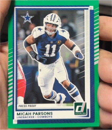 2025 Donruss #109 Micah Parsons — front