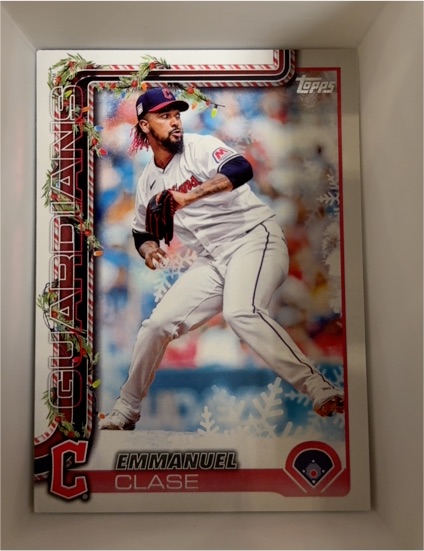 2025 Topps Holiday #H96 Emmanuel Clase — front