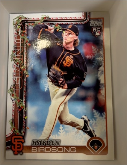 2025 Topps Holiday #H85 Hayden Birdsong — front