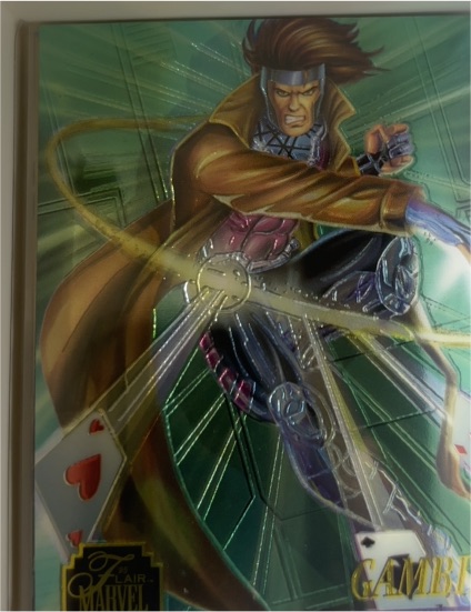 1995 Flair Marvel Annual Chromium #7 Gambit — front