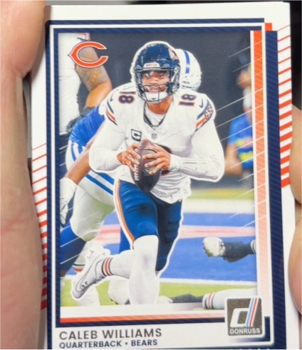 2025 Donruss #7 Caleb Williams — front