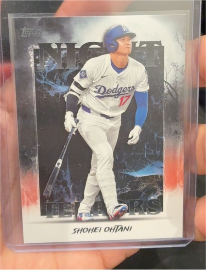 2025 Topps Update #NT-2 Shohei Ohtani Night Terrors — front