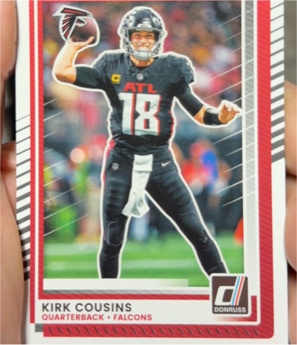 2025 Donruss #114 Kirk Cousins — front