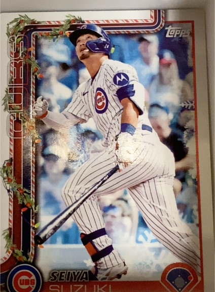 2025 Topps Holiday #H89 Seiya Suzuki — front