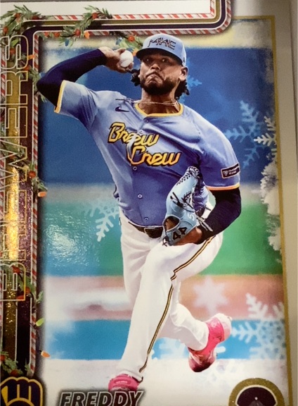 2025 Topps Holiday #H99 Freddy Peralta — front