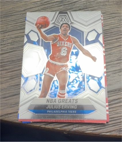2023 Panini Mosaic NBA GREATS Julius Erving — front
