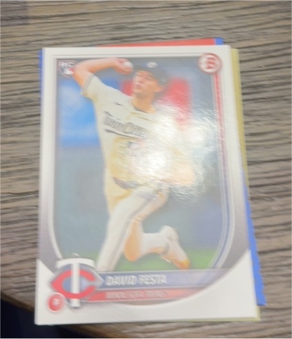 2025 Bowman #54 David Festa — front