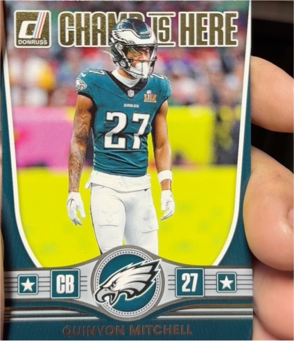 2025 Panini Donruss #CIH-QML Quinyon Mitchell — front