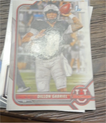 2022 Bowman University #9 Dillon Gabriel — front