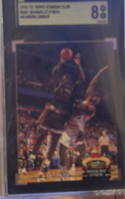 1992 Topps Stadium Club #201 Shaquille O'Neal — front