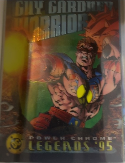 1995 SkyBox DC Legends Power Chrome #44 Guy Gardner Warrior — front