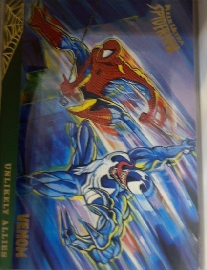 1992 Marvel Masterpieces #6 Venom Unlikely Allies — front