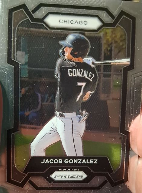 2024 Panini Prizm #1 Jacob Gonzalez — front