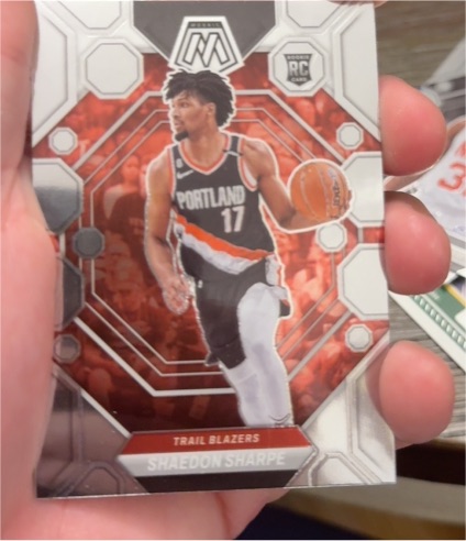 2022-23 Panini Mosaic #213 Shaedon Sharpe — front