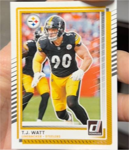 2025 Donruss #132 T.J. Watt — front