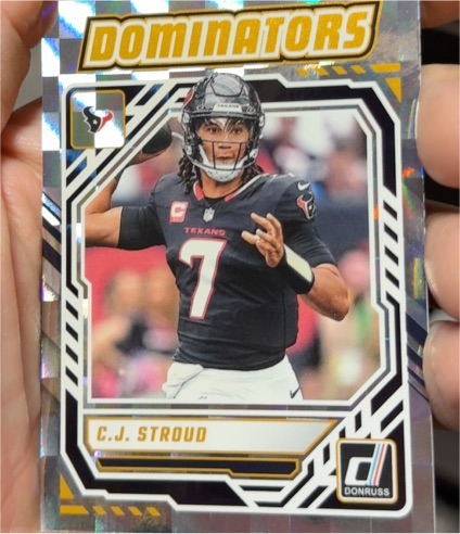 2025 Panini Donruss #DOM-CSD C.J. Stroud Dominators — front