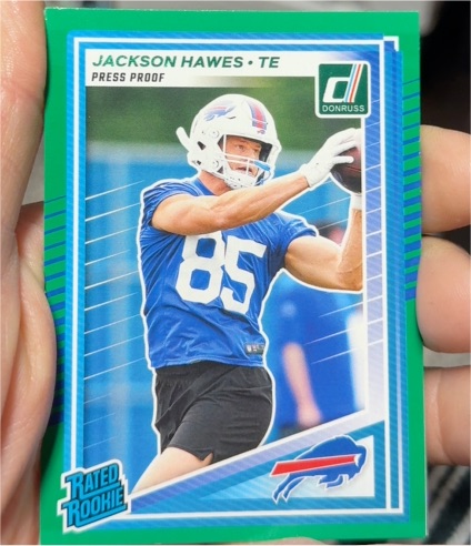 2025 Donruss #357 Jackson Hawes — front