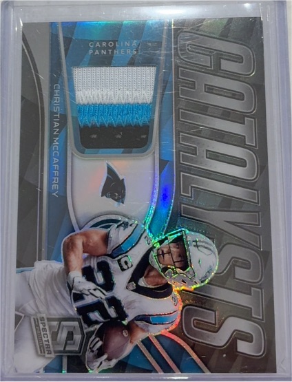 2022 Panini Spectra Catalysts #CAT-CMC Christian McCaffrey — front
