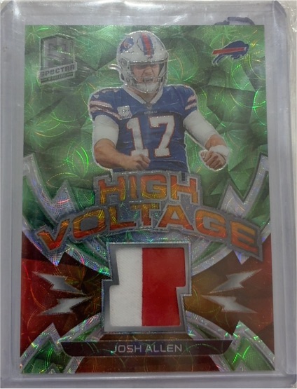 2020 Panini Spectra High Voltage Josh Allen — front