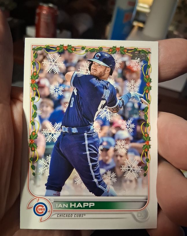 2022 Topps Holiday #HW89 Ian Happ — front