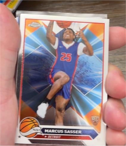 2023-24 Topps Chrome #140 Marcus Sasser — front