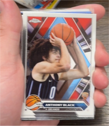 2023-24 Topps Chrome #186 Anthony Black — front