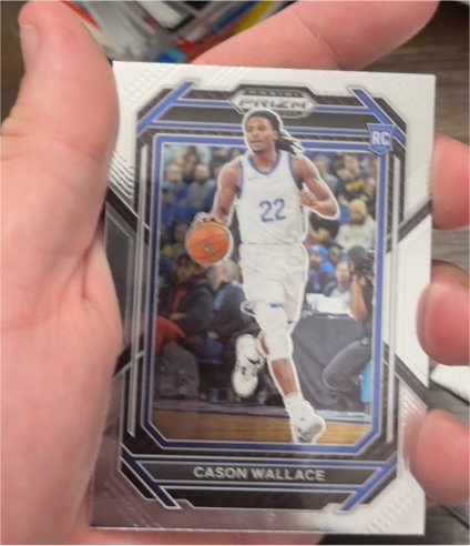 2023-24 Panini Prizm Draft Picks #12 Cason Wallace — front