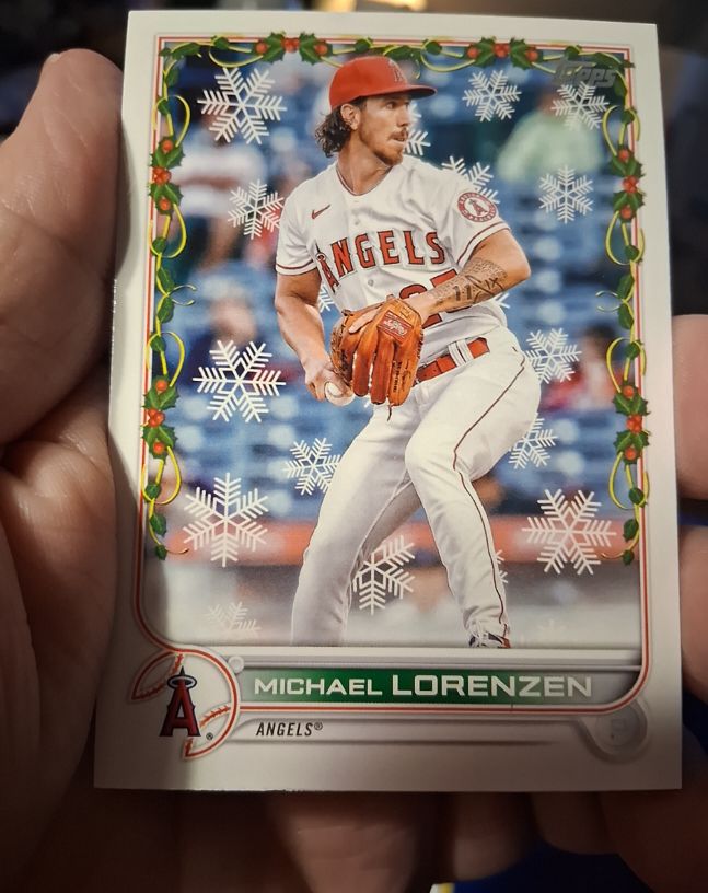 2022 Topps Holiday #HW135 Michael Lorenzen — front