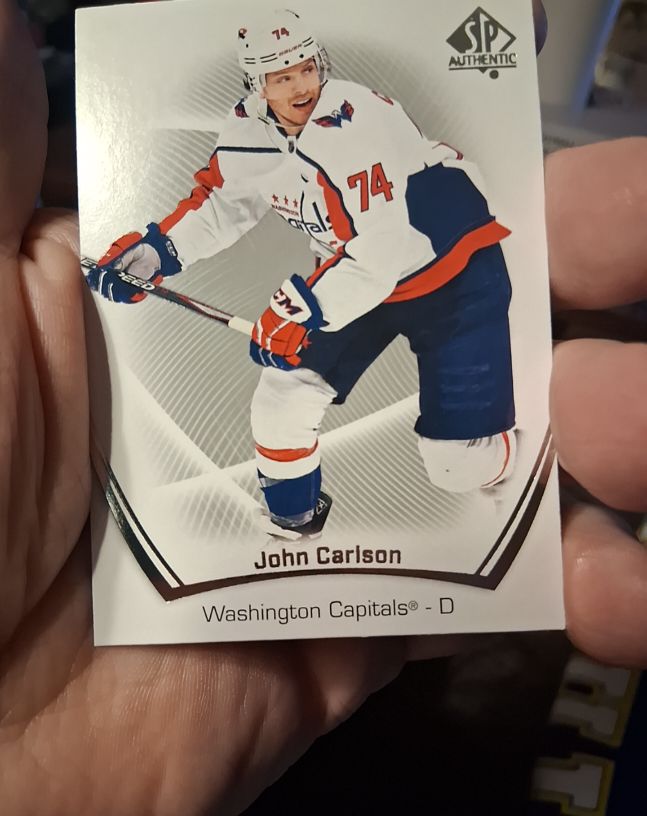 2021-22 Upper Deck SP Authentic #74 John Carlson — front