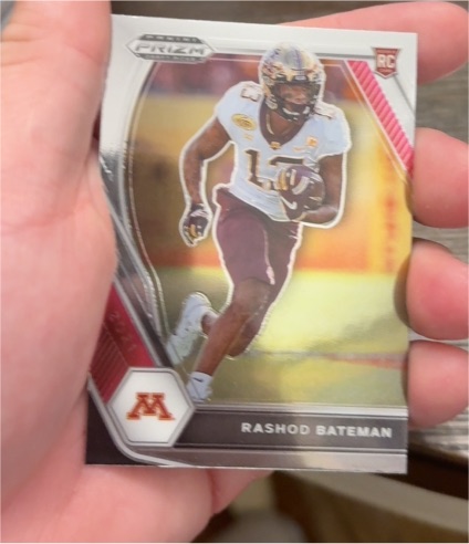 2021 Panini Prizm Draft Picks #116 Rashod Bateman — front