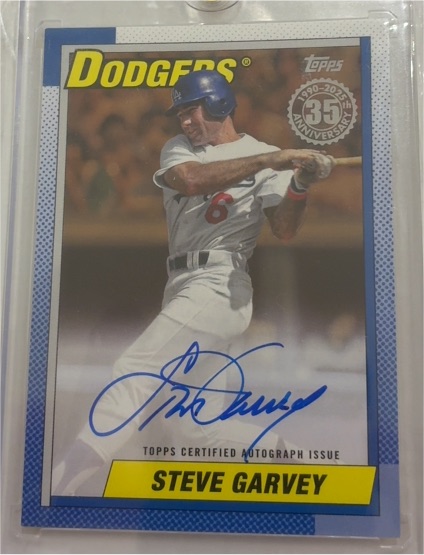 2025 Topps 1990-2025 35th Anniversary #90A-SG Steve Garvey — front