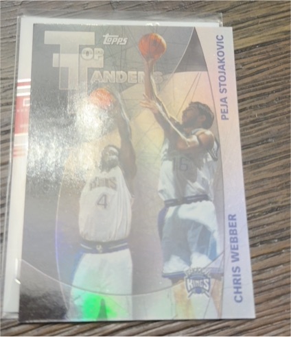 2002-03 Topps Top Tandems #TT7 Chris Webber Peja Stojakovic — front