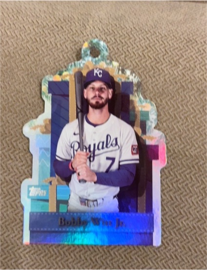2025 Topps Holiday #PO-17 Bobby Witt Jr. — front