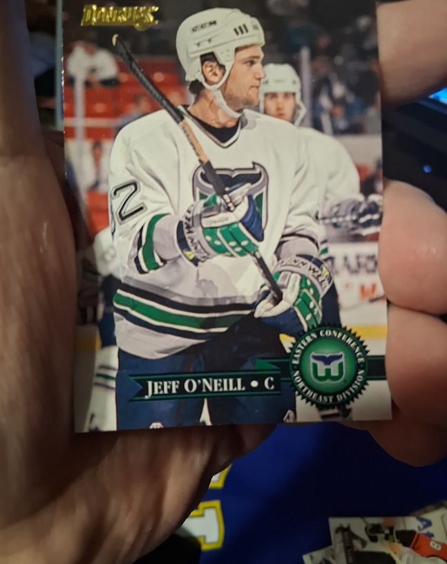 1995-96 Donruss #244 Jeff O'Neill — front