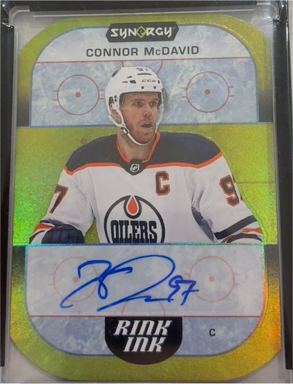 2022-23 Upper Deck Synergy Rink Ink #Connor McDavid — front