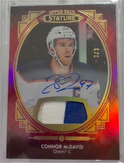 2020-21 Upper Deck Stature #3 Connor McDavid — front
