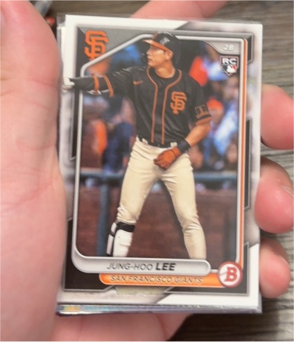 2024 Bowman #69 Jung-Hoo Lee Rookie RC San Francisco Giants — front
