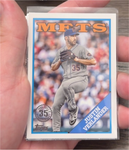 2023 Topps Series 2 #2T88-1 Justin Verlander 1988 Topps 35th Anniversary — front