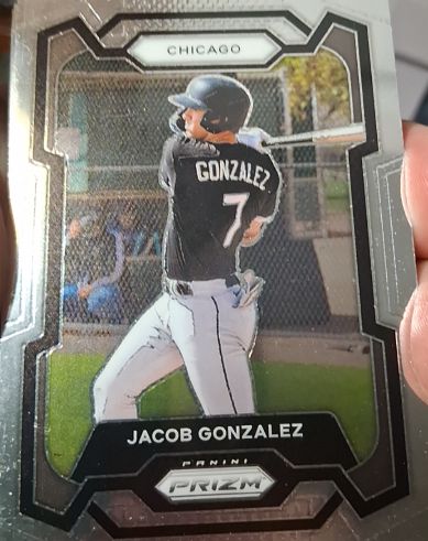 2024 Panini Prizm #1 Jacob Gonzalez — front
