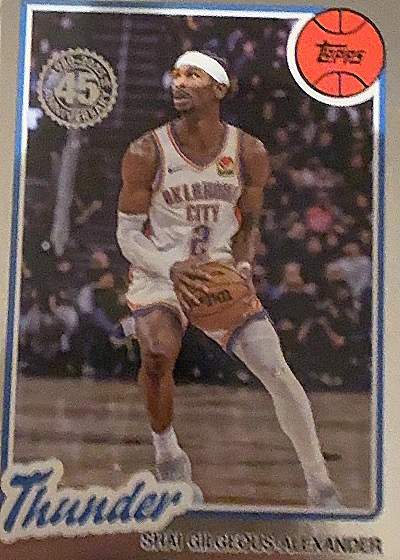 2025-26 Topps 1980-81 Topps #80BK-91 Shai Gilgeous-Alexander — front
