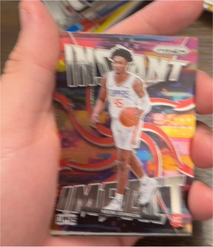 2021-22 Panini Prizm Instant Impact #4 Josh Giddey — front
