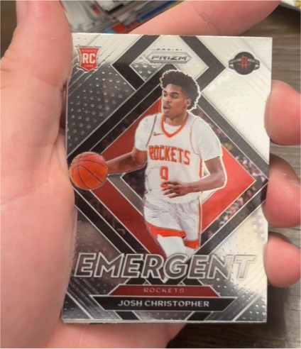 2021-22 Panini Prizm #24 Josh Christopher Emergent — front