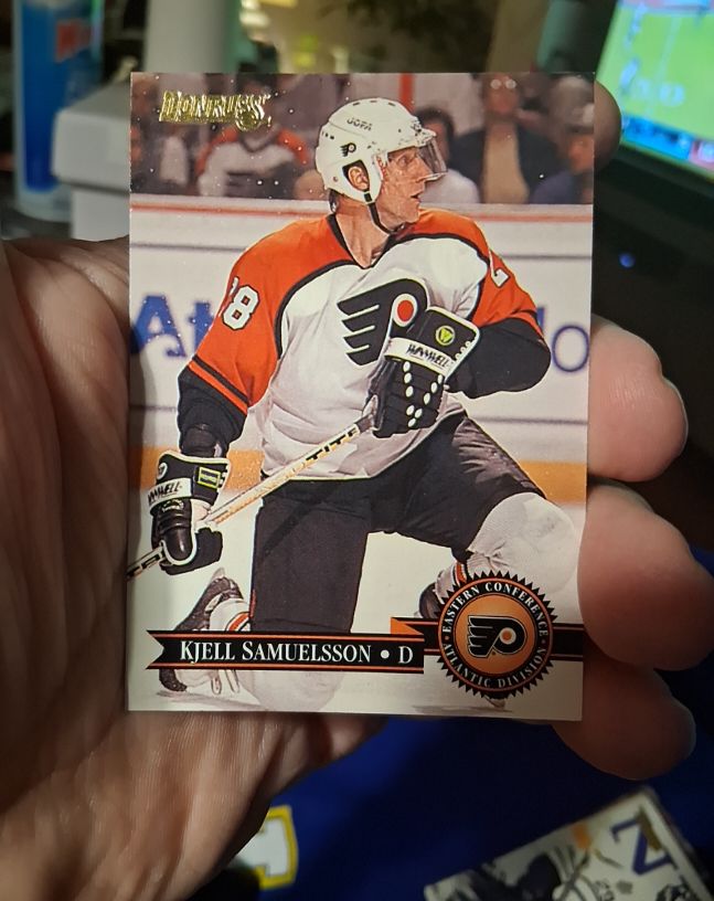1995-96 Donruss #D Kjell Samuelsson — front