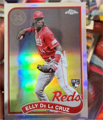 2024 Topps Chrome 1989 #89CB-11 Elly De La Cruz — front