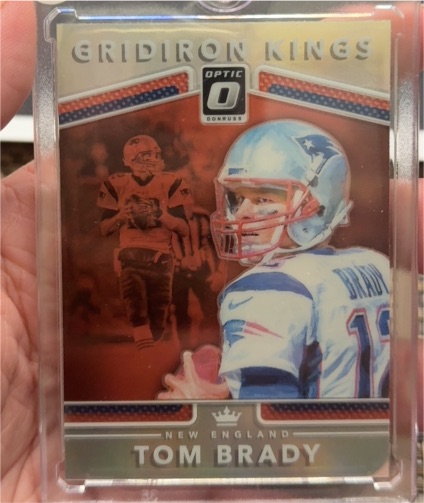 2017 Donruss Optic #16 Tom Brady Gridiron Kings — front