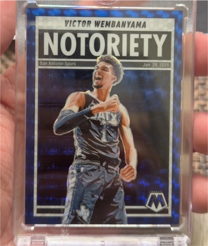 2024-25 Panini Mosaic #3 Victor Wembanyama Notoriety — front