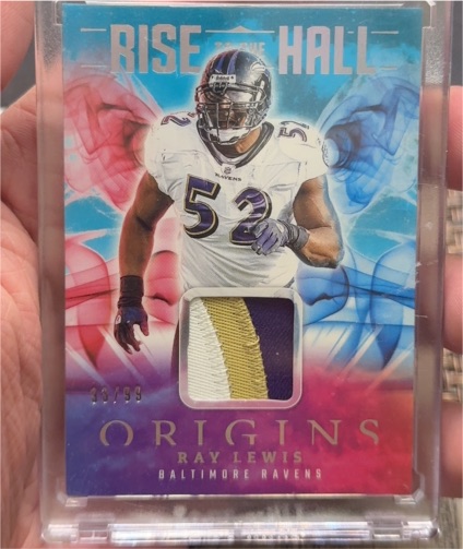 2025 Panini Origins Rise to the Hall #RTH-RLE Ray Lewis — front