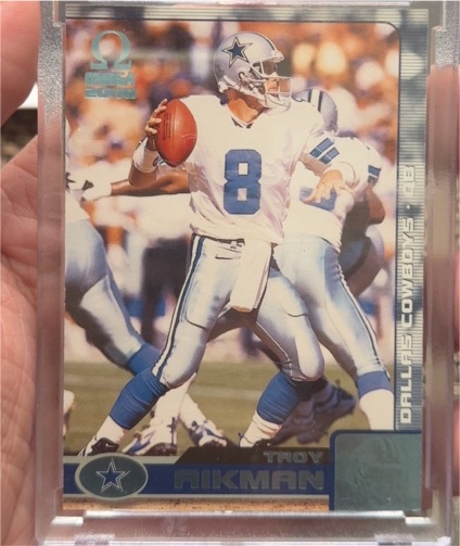 2000 Pacific Omega #37 Troy Aikman Dallas Cowboys — front