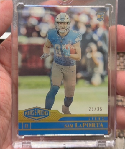2023 Panini Plates & Patches #170 Sam LaPorta — front