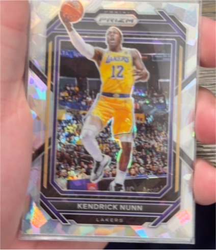2022-23 Panini Prizm Kendrick Nunn Lakers — front